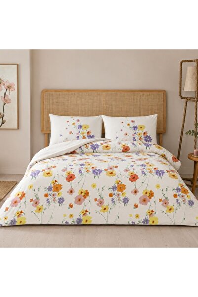 Taç TAC Valoria double Duvet Cover Set , ranforce Cotton , multi-colored flow...