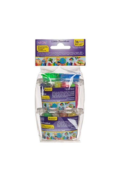OEM Creative plasticine Top Bottom Set for children, Neon, 38 pieces, with an...