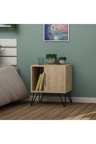 Mourah Home Glynn Nightstand 50.2cm W - Oak/Oak