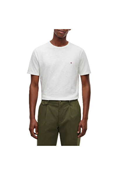 Tommy Hilfiger Ανδρικό T-shirt από ύφασμα σλαμπ, κανονικής εφαρμογής