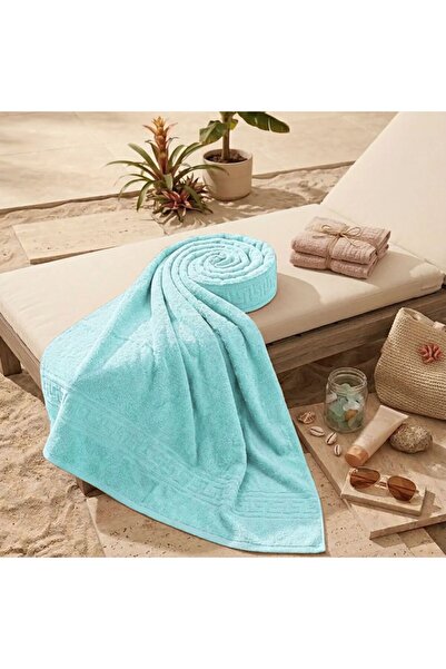 Pucioasa Prosop plaja XXL bumbac 500 g/mp 80x180 cm Turcoaz