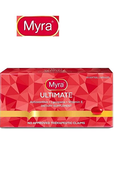 Myra Ultimate Astaxanthin, Lycopene & Vitamin E, 30 Softgels