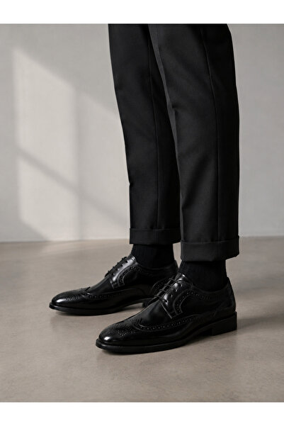 Nevzat Zöhre 837 Open Leather Men's Leather Classic Shoes