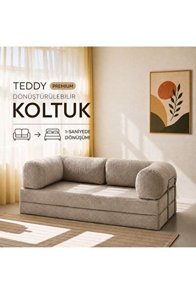 ROZALİNA CONCEPT 100x200 Legom Aktivite Kanepe - Fitilli Kadife Yıkanır Silin...