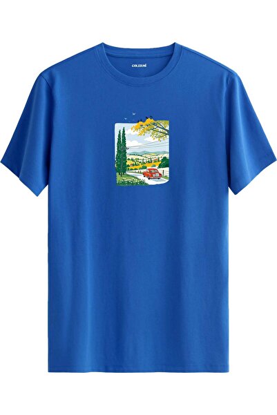 Colermi Countryside Road Trip Printed T-Shirt