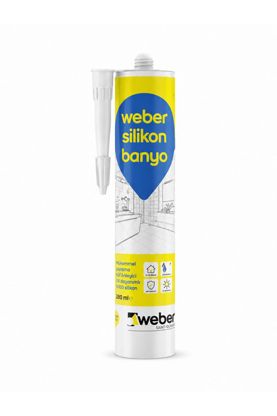 WEBER Banyo Silikonu Şeffaf