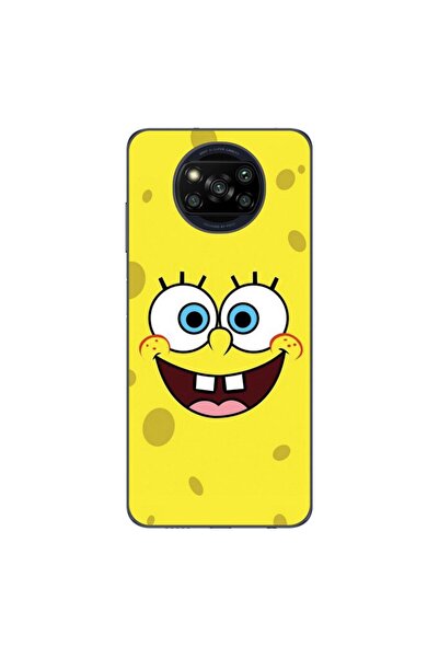 OEM Husa compatibila cu Xiaomi Poco X3 Pro Silicon Gel Tpu Model Spongebob Happy