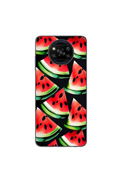 OEM Husa compatibila cu Xiaomi Poco X3 Pro Silicon Gel Tpu Model Watermelon S...