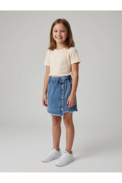 Kids Clup Stone-Embellished Girls' Set