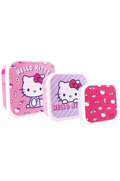 SANRIO Παιδικό Σετ Δοχείων Φαγητού Hello Kitty Fresh Bites