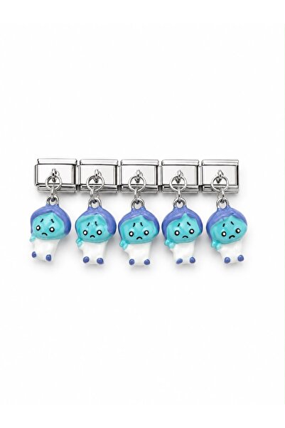 Hector&Co. Jewellery Üzüntü Karakterli Sallantılı İtalyan Charm Bileklik Uyum...