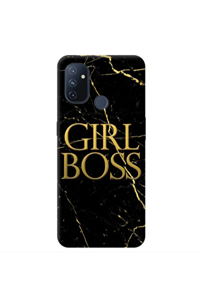 Other Oneplus Nord 100 Girl boss marble Transparent Silicone TPU Θήκη