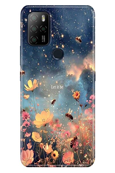 omix X300 X500 Kılıf Let it Be Temalı Desenli Darbe Emici Silikon