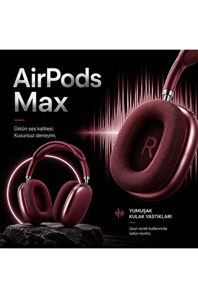 LA CHİCC AirPods Max Kablosuz Bluetooth Kulak Üstü Kulaklık