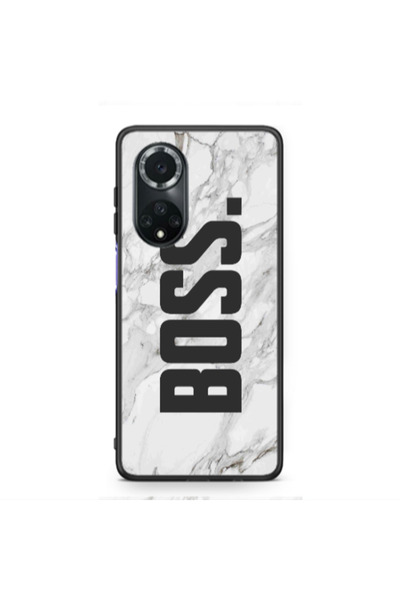 Other Huawei Nova 9 Marble Boss Black Glossy Θήκη