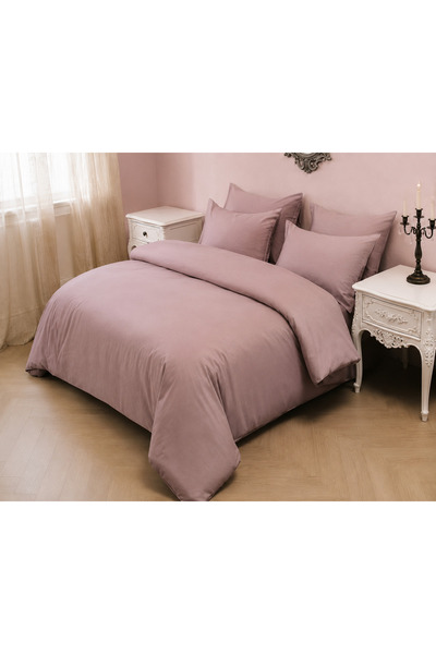 MEİSO MĚISO Premium 4-Piece Duvet Cover Set Top Bottom Set in 100% Satin Cott...
