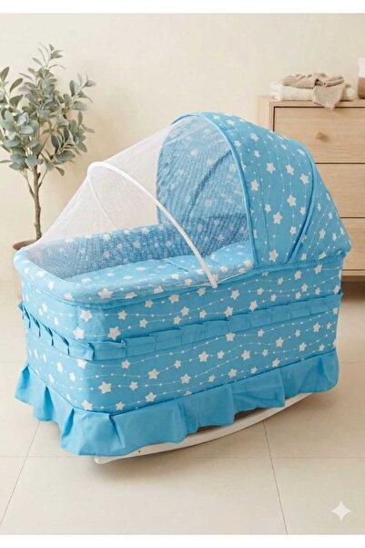 Joey Baby Portatif Sallanabilir Cibinlikli Bebek Beşiği