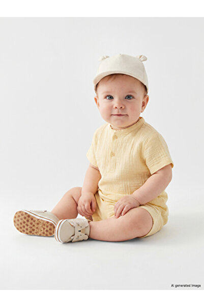 LC Waikiki Timeless Clothing & Timeless Choices Baby Boy Muslin Shorts Set