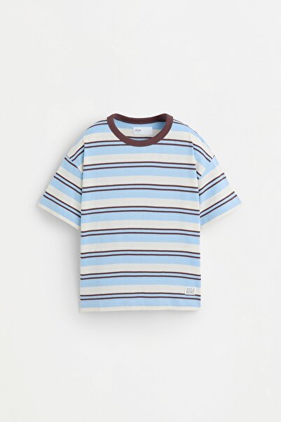 LEFTIES Çocuk | Yeşil çizgili t-shirt