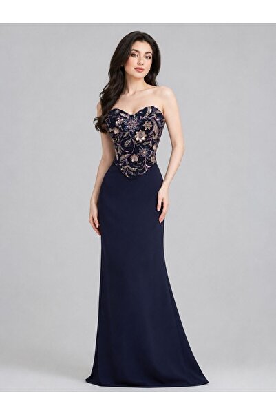 AMAZ Barbie Evening Dress with Shawl Beaded Embroidery