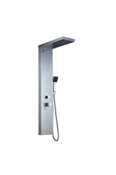 OEM Shower panel with hydromassage, wall-mounted, 3 functions, stainless stee...