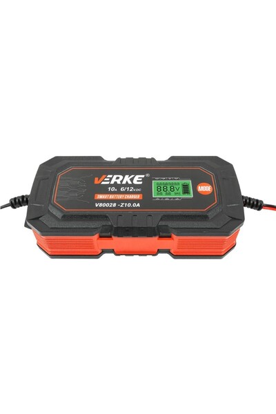 VERKE Redresor auto, V80028, cu microprocesor, 6V/12V, Z10.0A