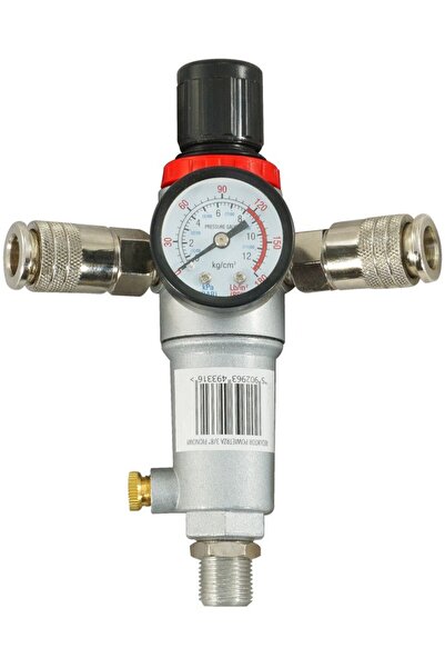 VERKE Regulator de presiune pentru compresor 3/8 ", Verke, V81220