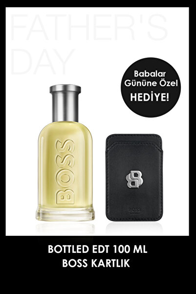 BOSS Bottled EDT 100 ml Parfüm + Kartlık Erkek Parfüm Set