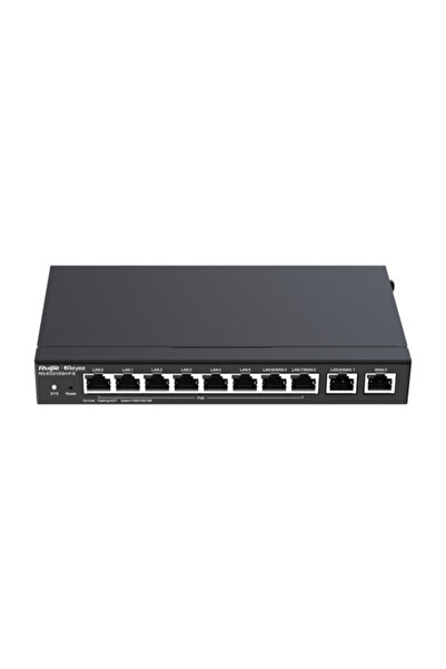 Ruijie Networks Router 8 x RJ45 1G PoE, 2 x RJ45 1G, PoE Budget 110W, Multi-W...