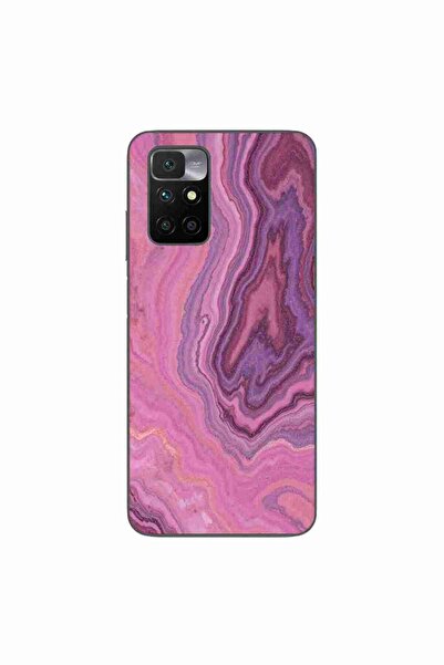 OEM Husa compatibila cu Xiaomi Redmi 10 Silicon Gel Tpu Model Pink Quartz Marble