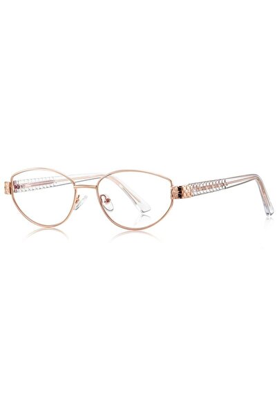 Vintage Eyeglasses for Women Eveline gold/transparent PC protection