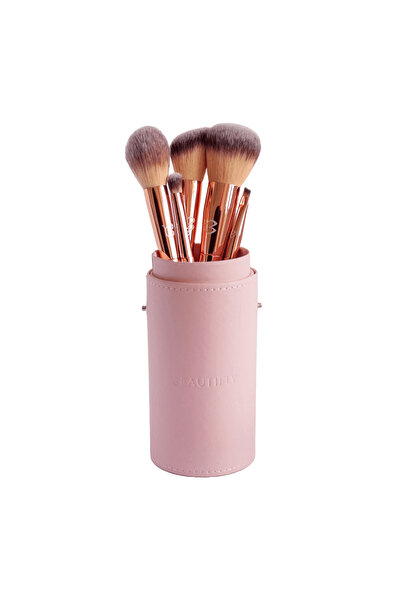 Beautifly Set of 5 makeup brushes, Beautifly, B-Brush, pink
