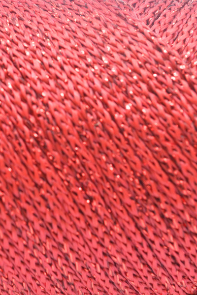 SENSY Simli Polyester 1,5 mm Makrome İpi 100 gr Supla İpi ve Çanta İpi Polyester İpliği Koyu Kırmızı