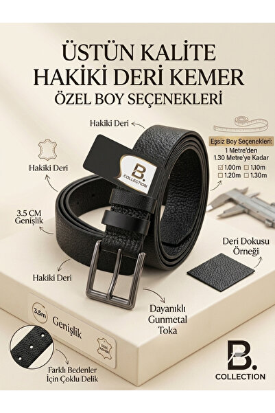ATKGİYİM Elegance and Durability Combined: Fabric Belt 100% Genuine Leather, ...