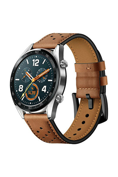 OEM Γνήσιο Δερμάτινο Λουράκι Καφέ (Huawei Watch GT/GT Pro 2/3/4/5 / Ultimate ...