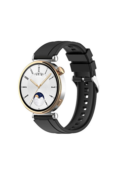 OEM Λουράκι Σιλικόνης Μαύρο Huawei Watch GT4/GT5 41mm GT5 Pro 42mm