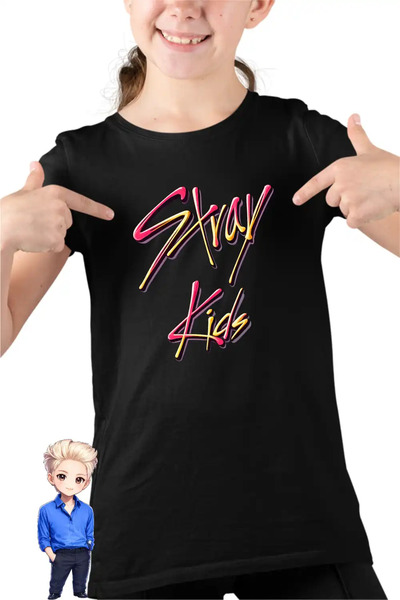 OEM Tricou Copii Fete Stray Kids Kpop Merch