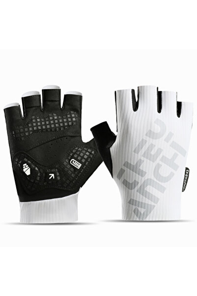 Choice1 L White GTUBIKE 1 Pair Cycling Gloves Breathable Sweat-Wicking Net Bi...