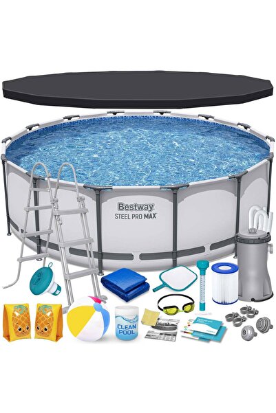 BESTWAY Piscină de grădină cu cadru 427 x 122 cm 19-in-1 5612X