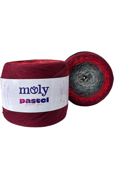 Moly Pastel Ombre Batik | Col. No: 1015 | Renk Geçişli Pamuklu Yazlık Örgü İp...