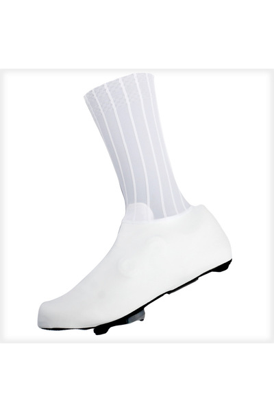 Choice3 M (size 40-43) White AERO Cycling Shoes Cover Anti-Slip Waterproof Ae...