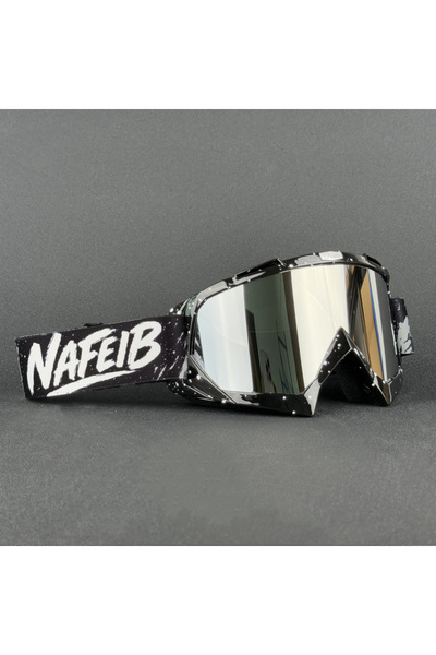 Choice4 نظارات دراجات نارية BK-Silvery NAFEIB، نظارات موتوكروس، نظارات ATV MX...