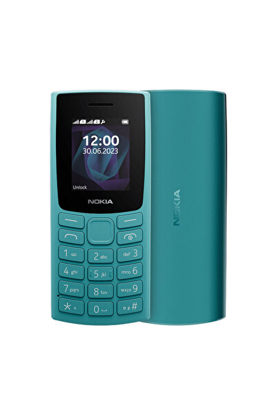Nokia Telefon mobil 105, Dual SIM, 4G, Cyan