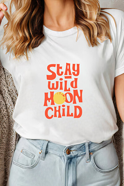 Sarah's Boutique Women's T-shirt – 100% cotton – Moon Child