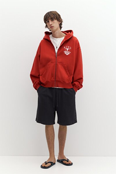 Pull & Bear Zımbalı jogger şort