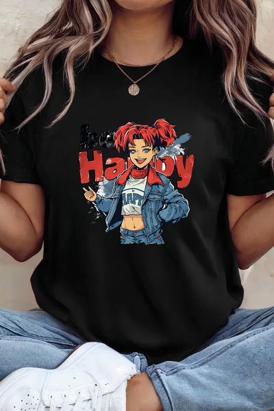 Sarah's Boutique Women's T-shirt – 100% cotton – Be Happy