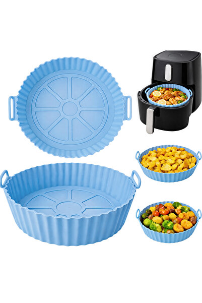NARCIX Forma Rotunda pentru Air Fryer NARCIX®, Silicon fara BPA, Accesoriu Ga...