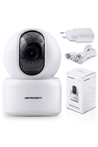 Berdsen Cameră IP 3MP rotativă monitor bebeluși BD-940 alb