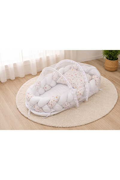 Gemnest Accessories Portable Baby Crib with Mosquito Net and Padded Edges for...