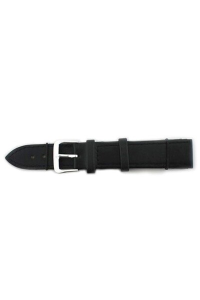 ALLURE Curea de ceas Jastrap din piele neagră (86679-JA-BLACK) 18mm